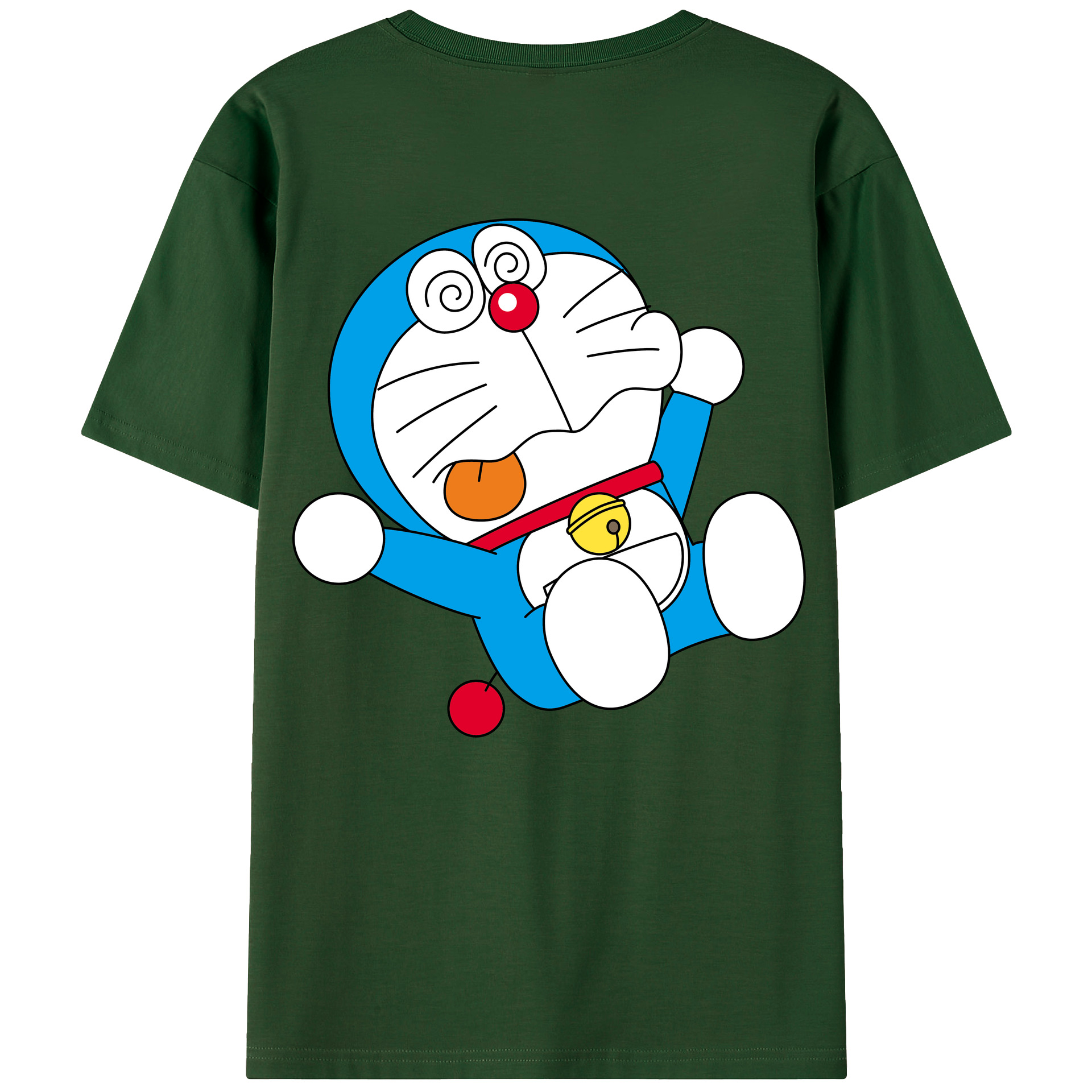（画像用） ドラえもん Doraemon 綿100％半袖Tシャツ（背面プリント）